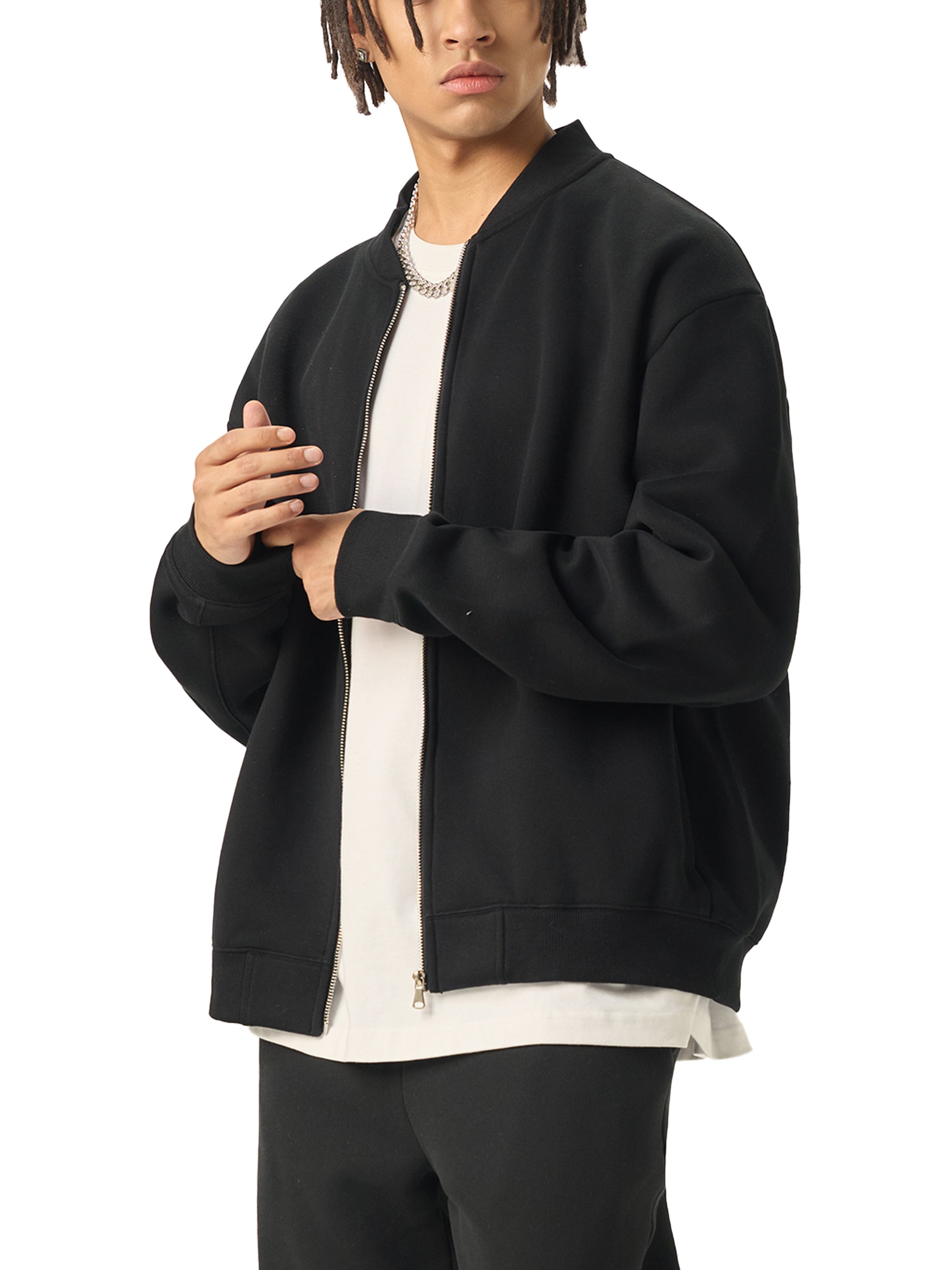 THE CORE FLEECE BOMBER